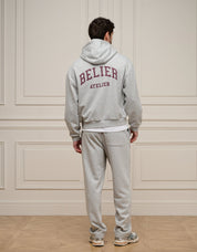 Grey Marl Campus Hoodie