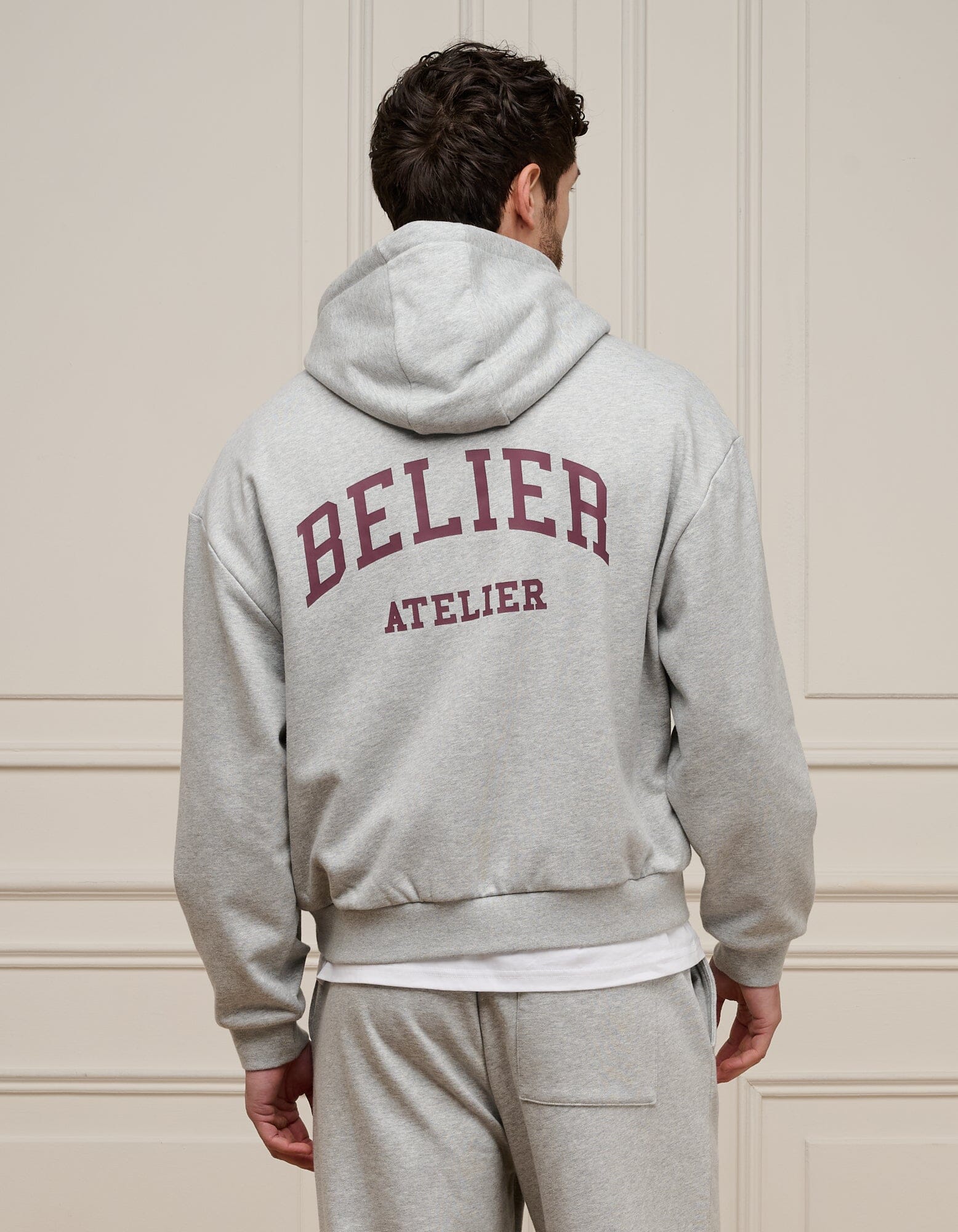 Grey Marl Campus Hoodie