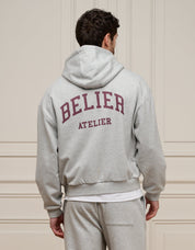 Grey Marl Campus Hoodie