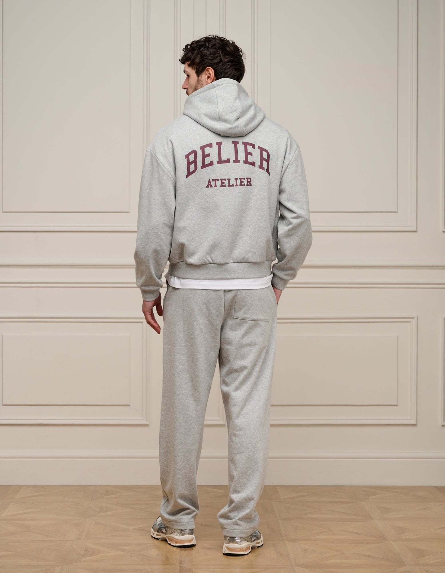 Grey Marl Campus Hoodie