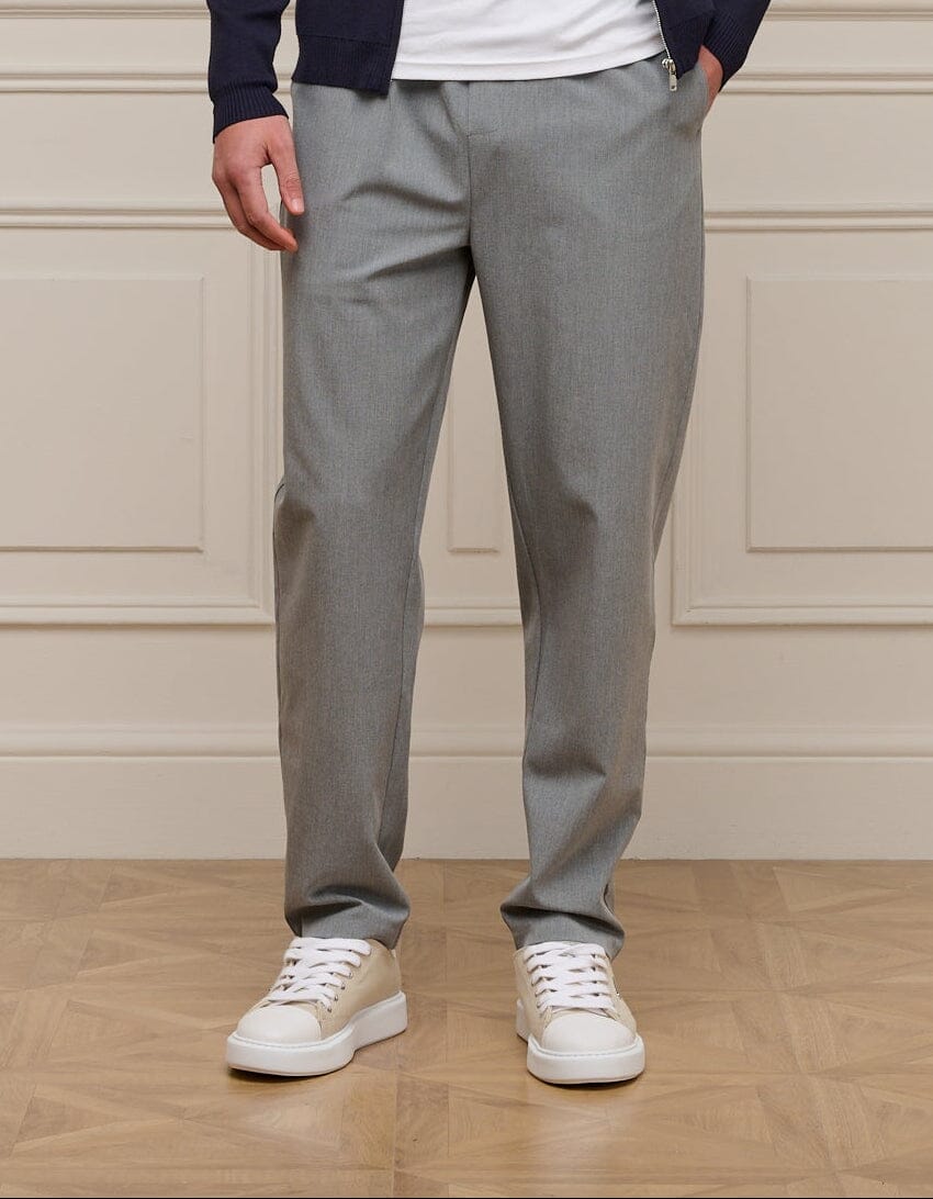 Grey Essential Drawstring Trouser