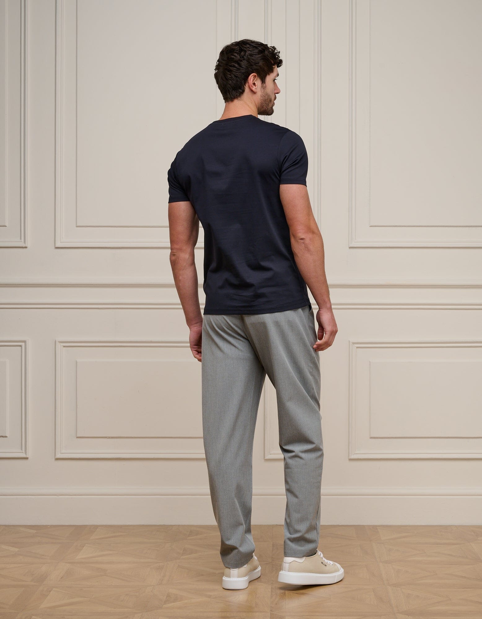 Grey Essential Drawstring Trouser