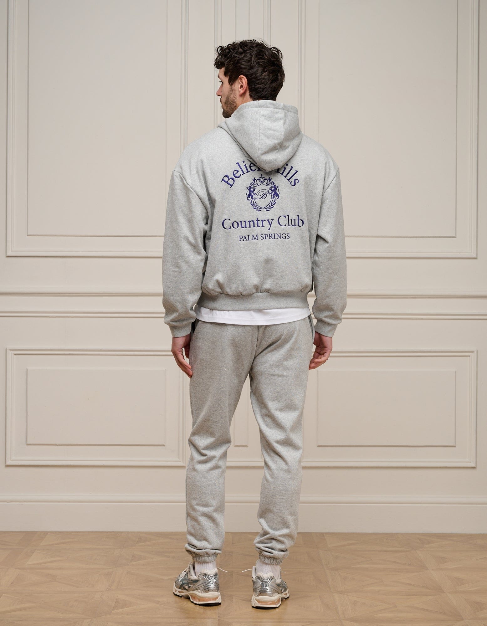Grey Marl Country Club Hoodie