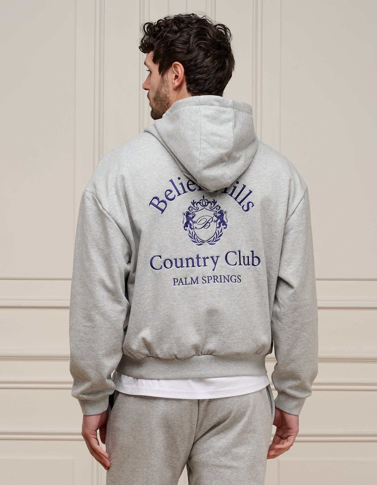 Grey Marl Country Club Hoodie