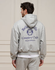 Grey Marl Country Club Hoodie