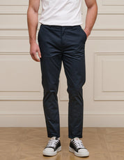 Navy Essential Side Adjuster Trouser