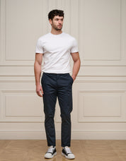Navy Essential Side Adjuster Trouser