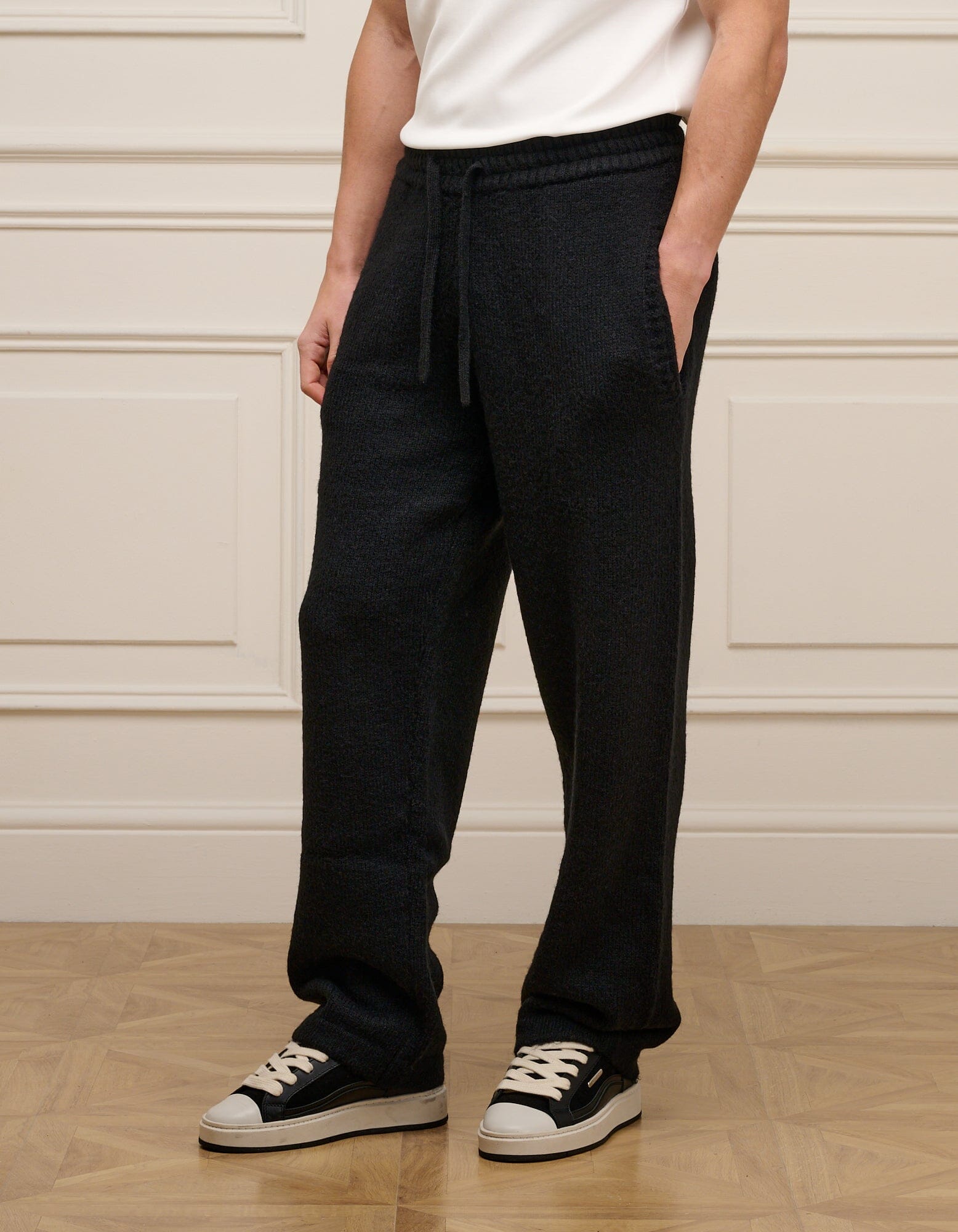 Black Knitted Jogger