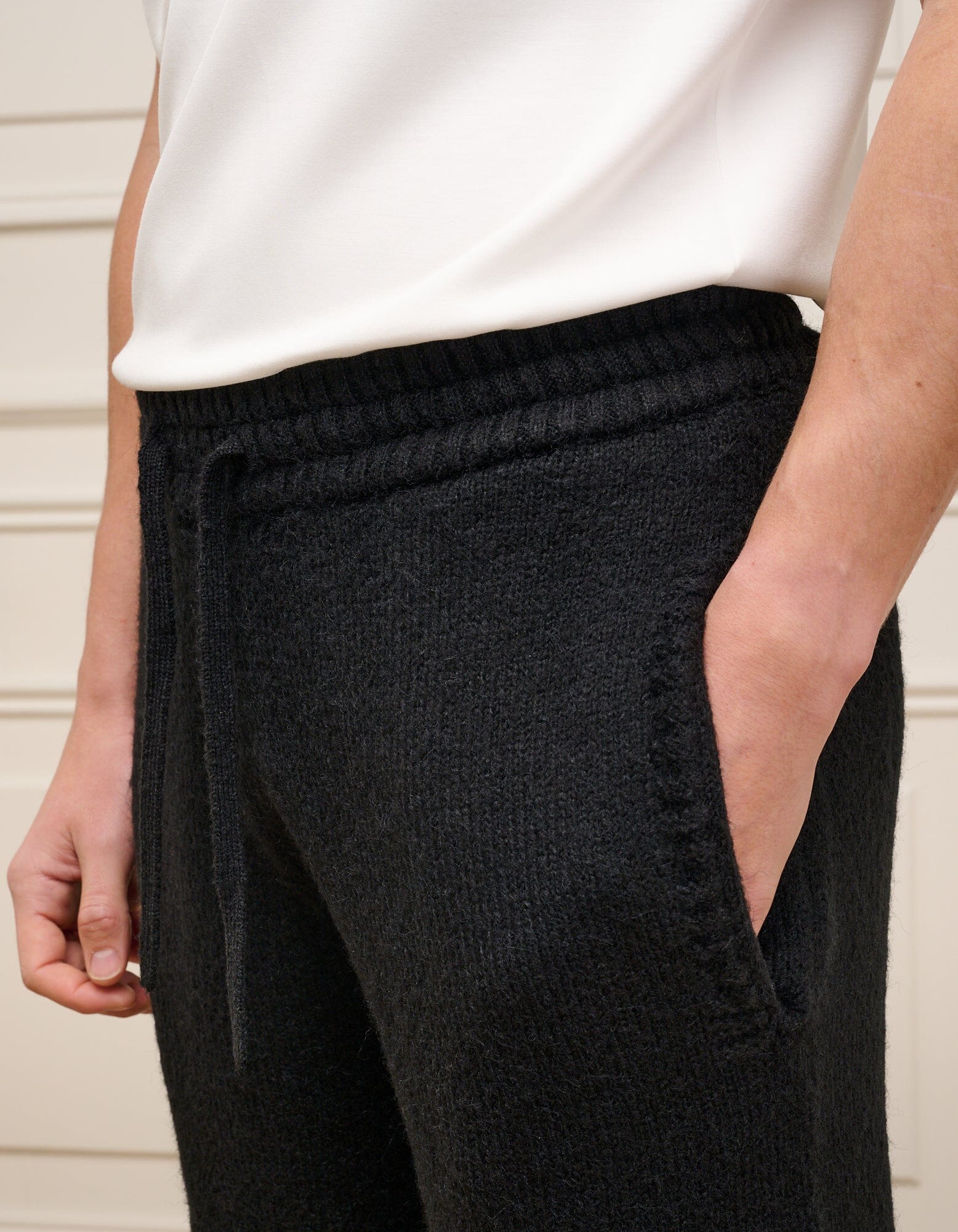 Black Knitted Jogger