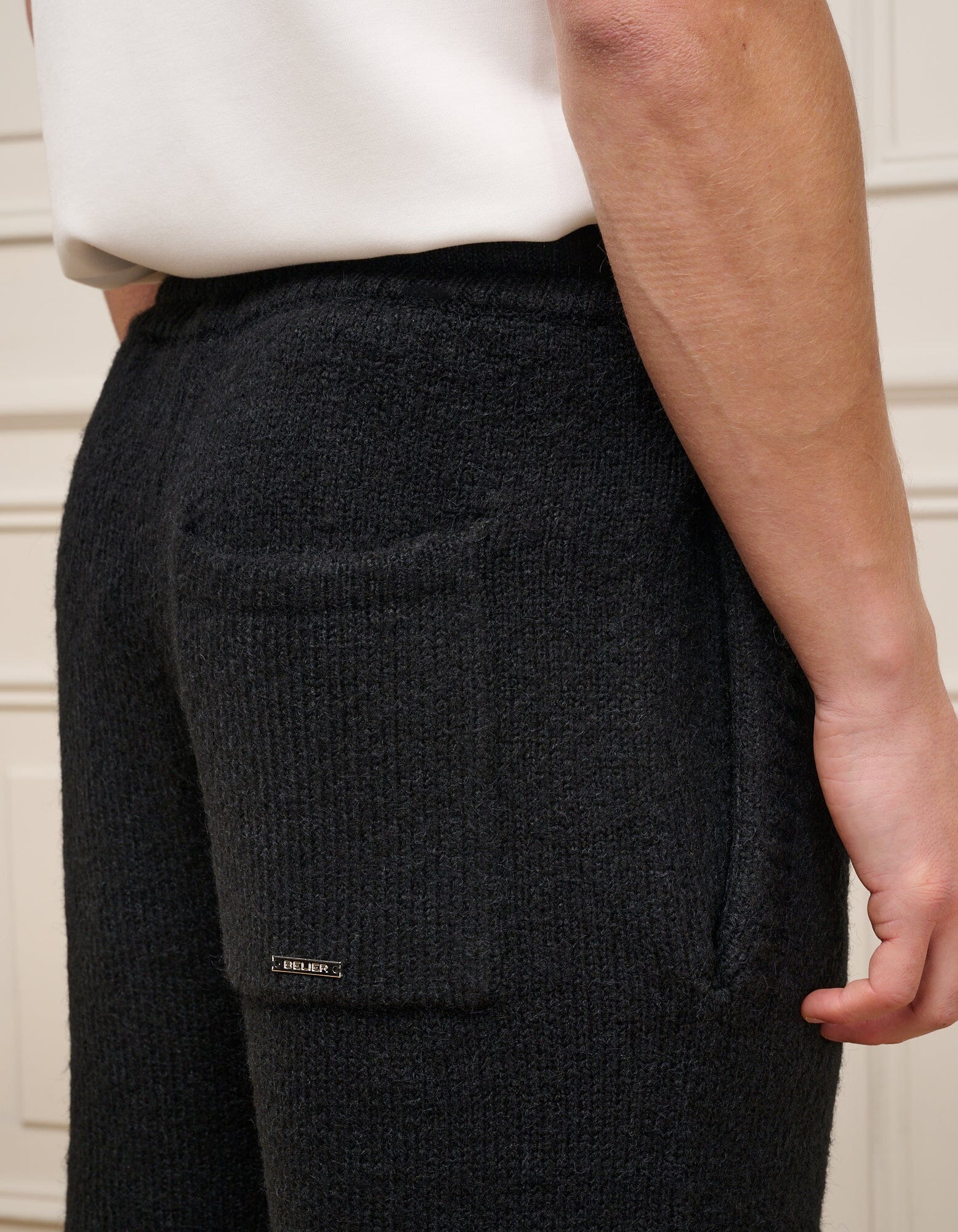 Black Knitted Jogger