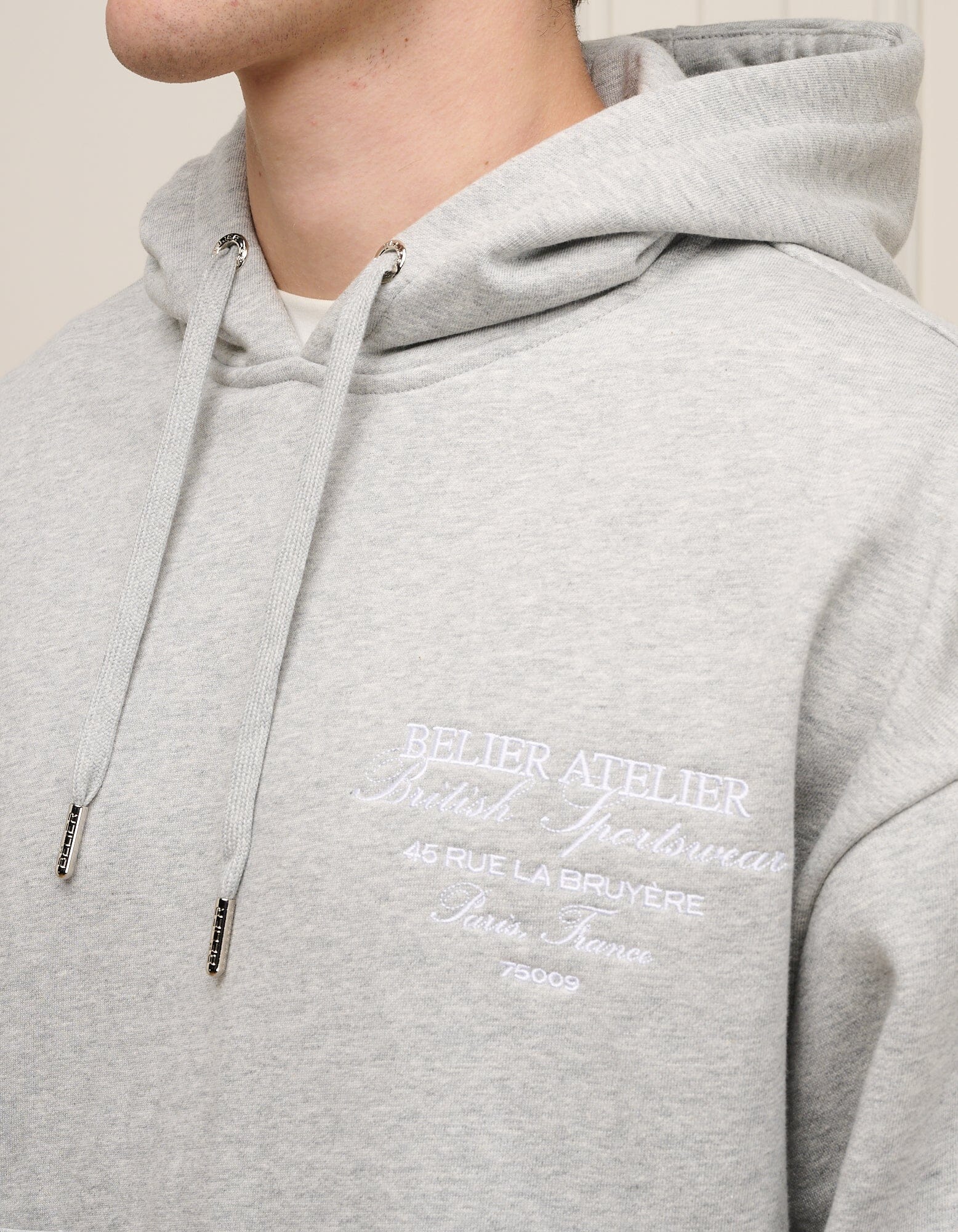 Grey Marl Atelier Hoodie
