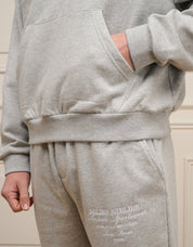 Grey Marl Atelier Hoodie