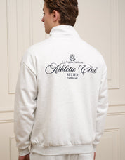 Snow Marl Athletic Club 1/4 Zip
