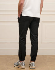 Black Essential Cuffed Trouser