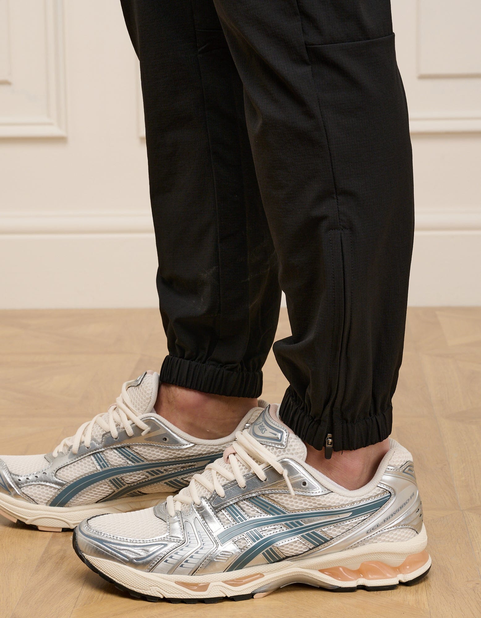 Black Essential Cuffed Trouser