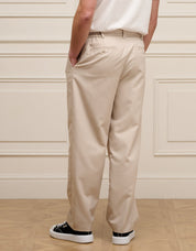 Light Beige Relaxed Fit Trouser