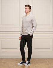 Pebble Textured Knit Polo