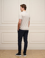 Pebble Cuban Collar Knit Polo