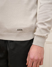 Pebble Cuban Collar L/S Knit Polo