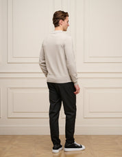 Pebble Cuban Collar L/S Knit Polo