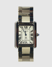 Silver Moritz Tank Watch