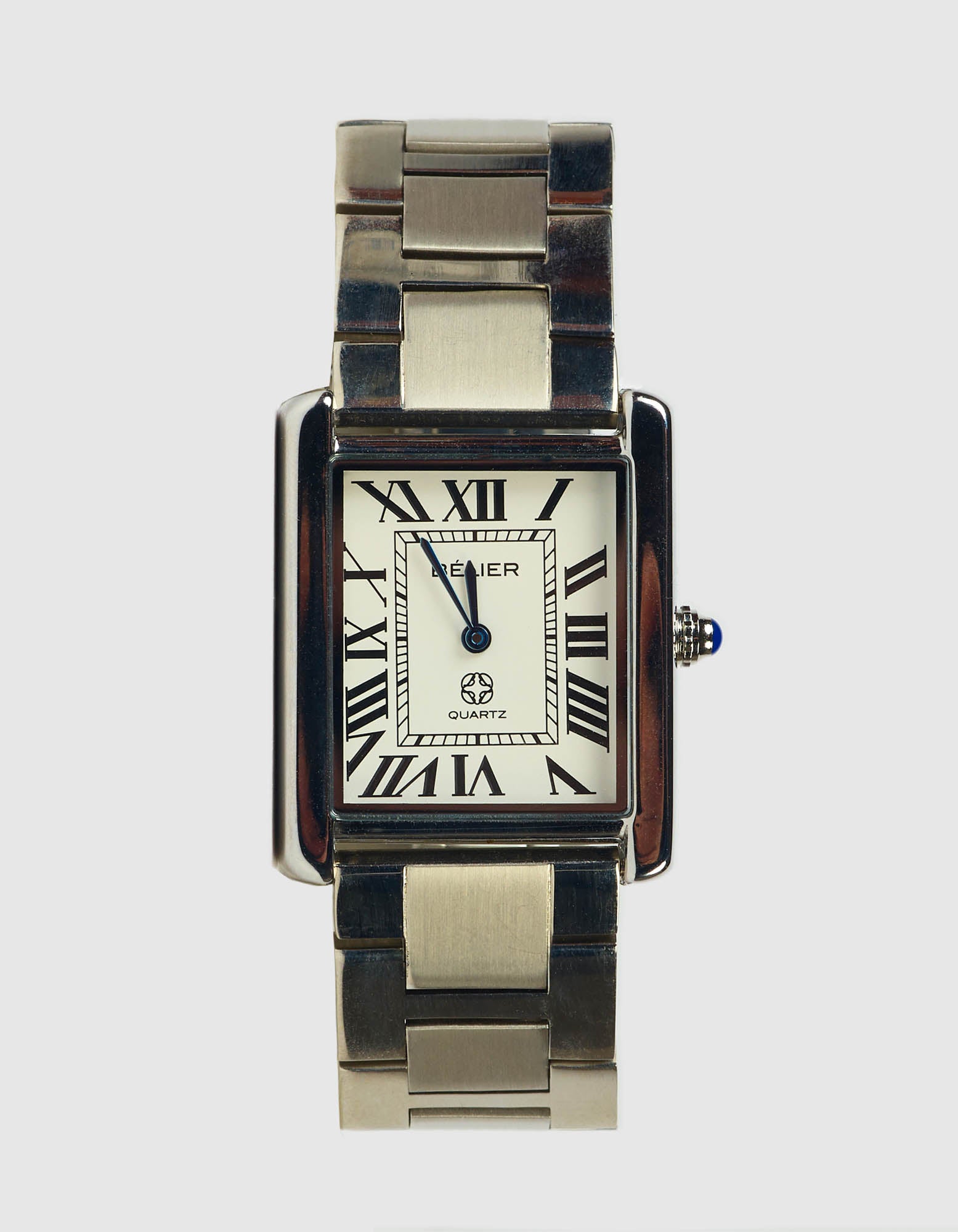 Silver Moritz Tank Watch