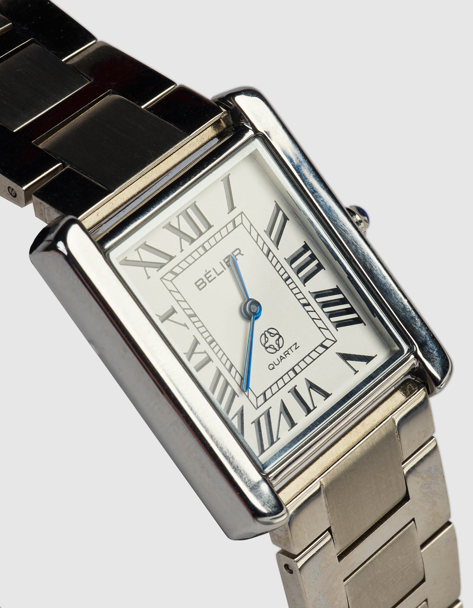 Silver Moritz Tank Watch