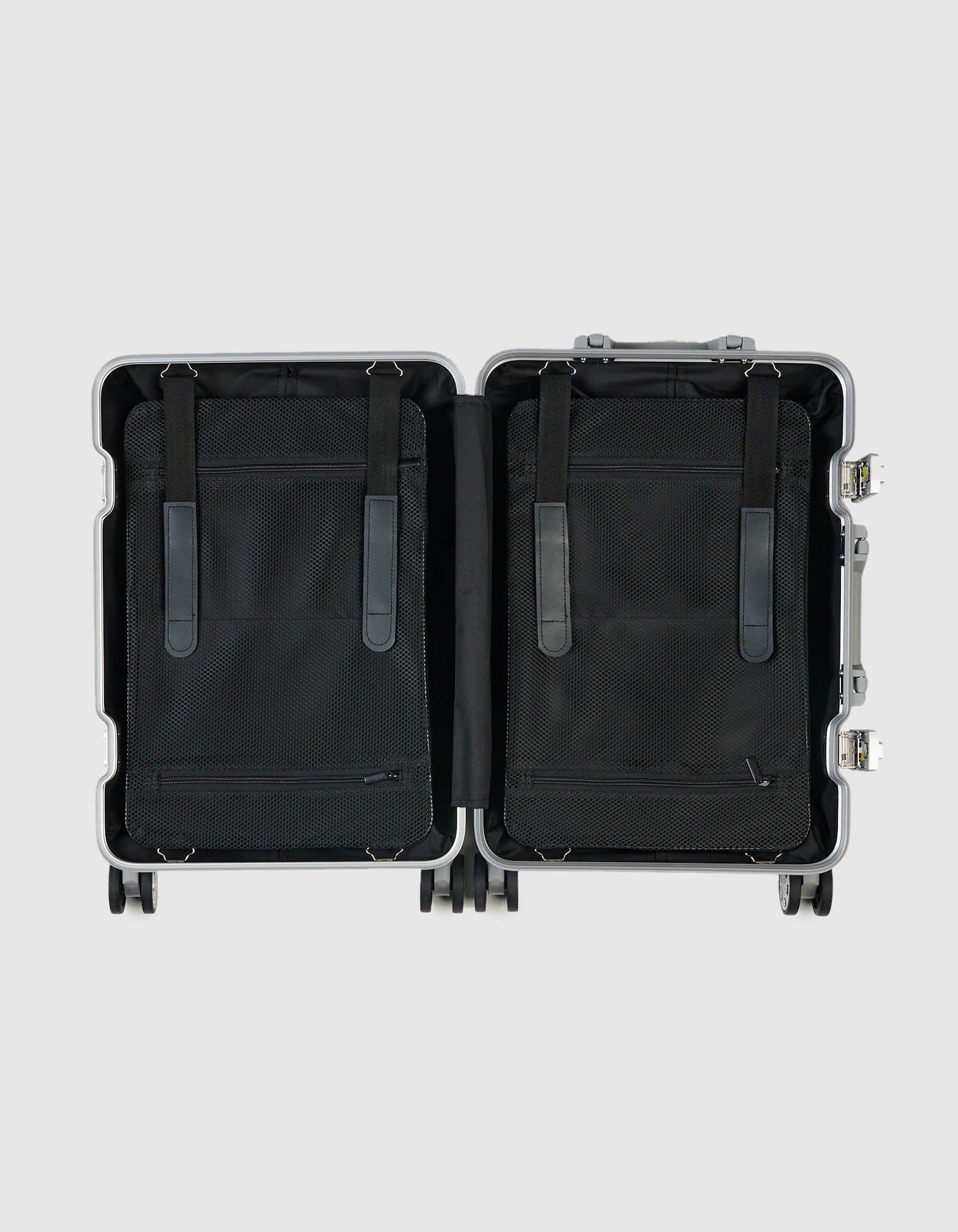 20" Small Aluminium Suitcase - Silver