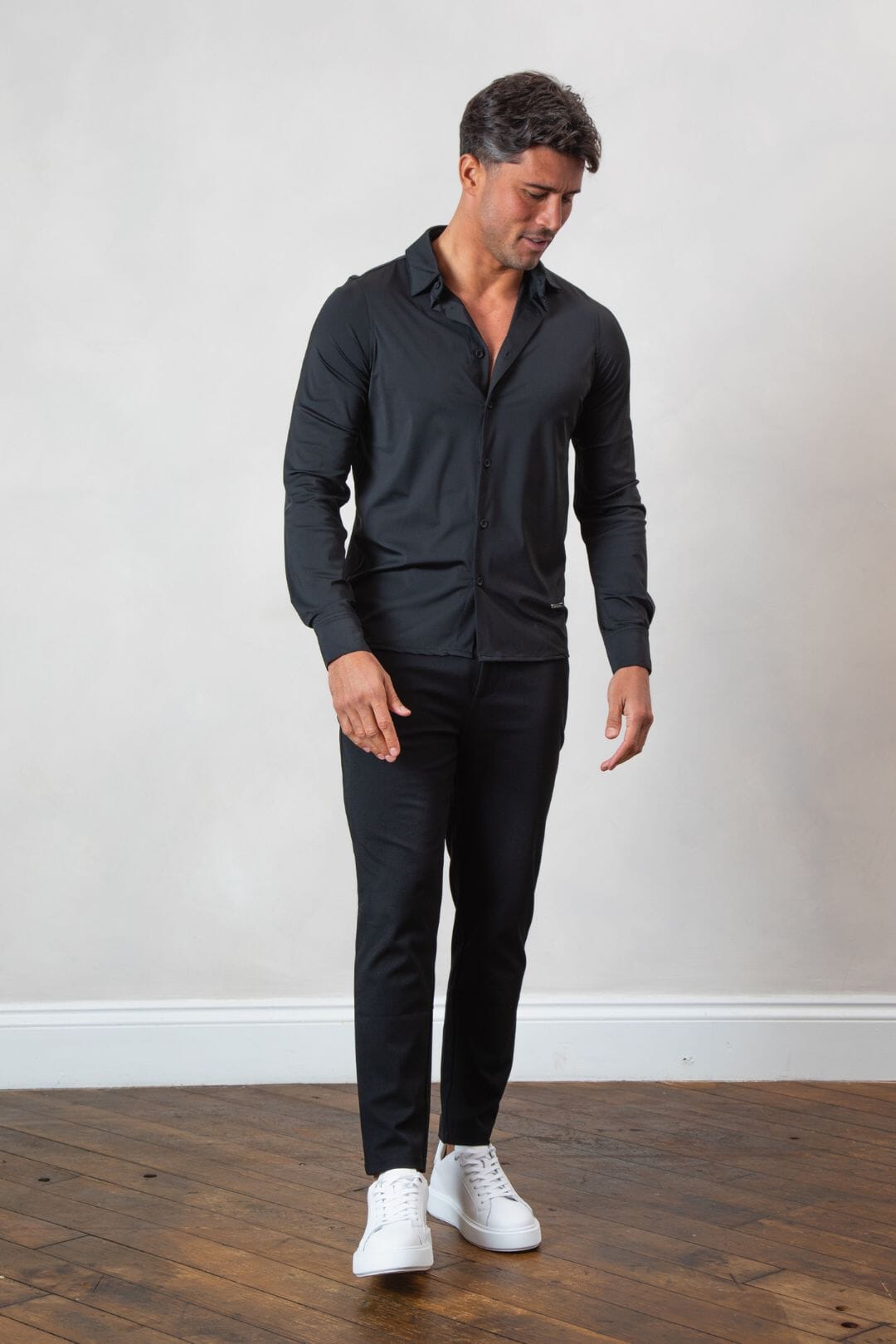 Black Essential Slim Fit Shirt