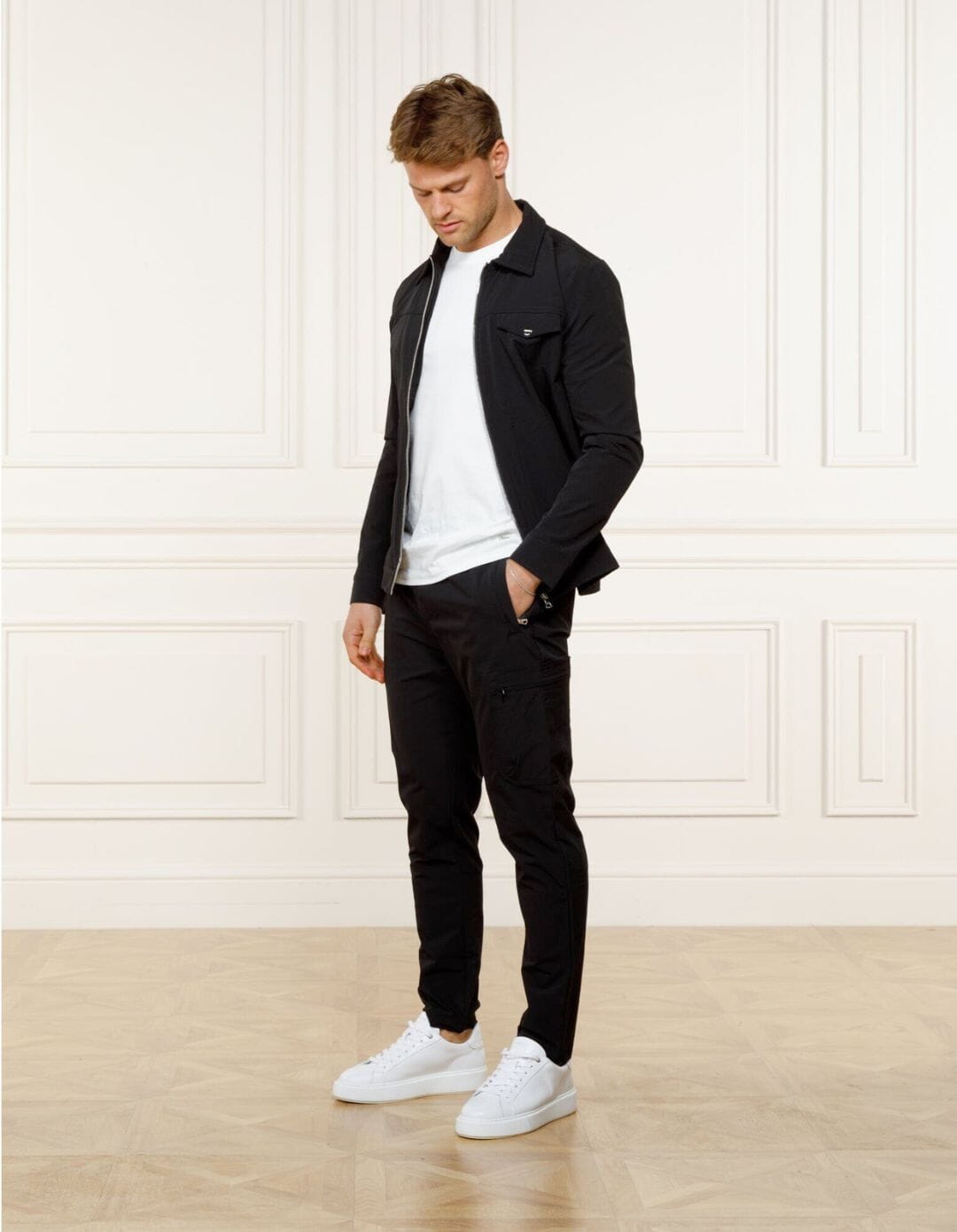 White T Shirt Black Jeans White Shoes Blazer White T Shirt Black