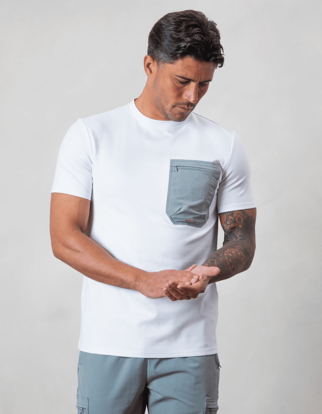 Tech Pocket T-shirt White/Dove