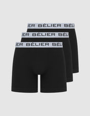 Black 3 Pack Boxer Shorts