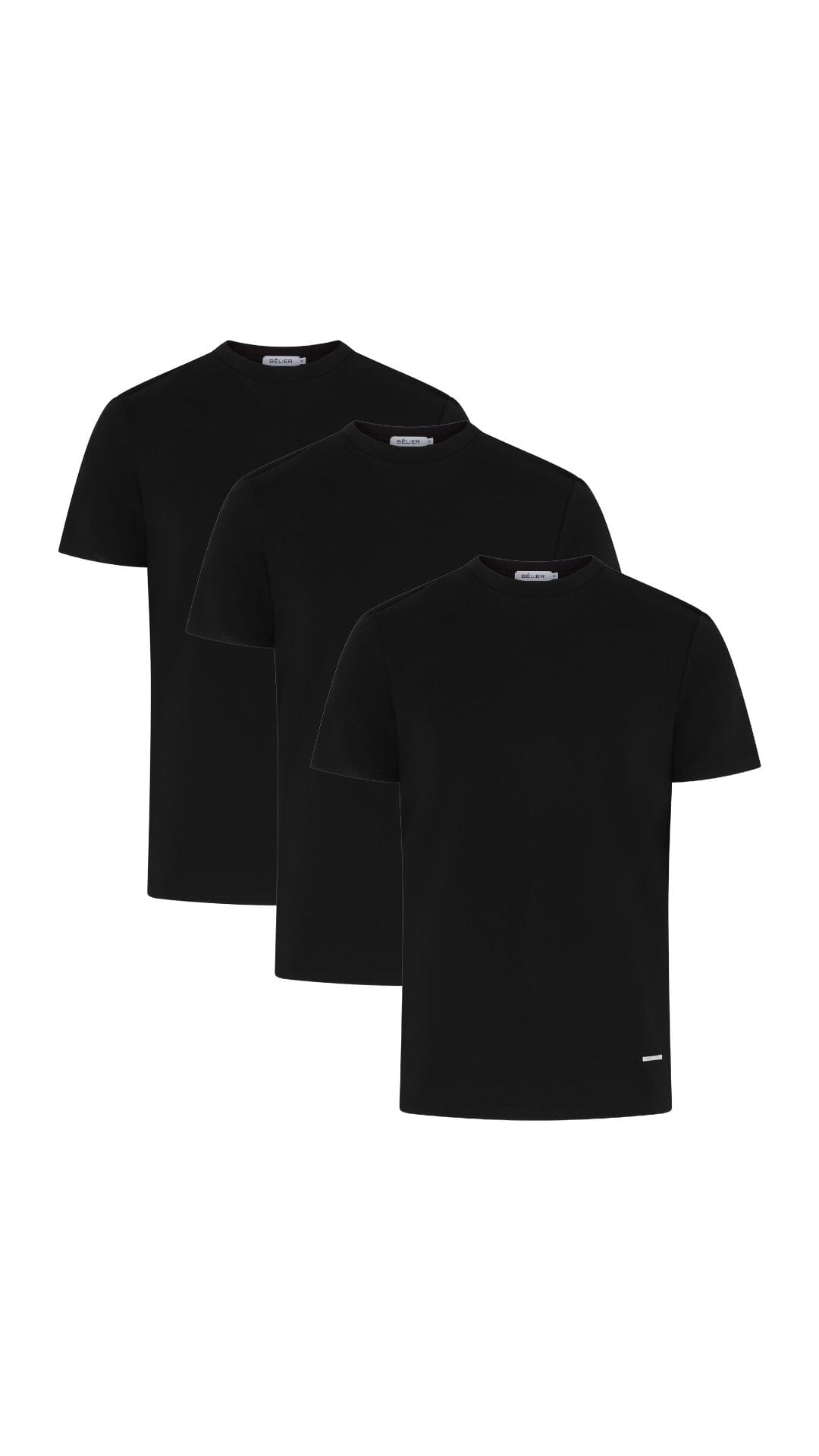 3 Pack Premium Black T-Shirt