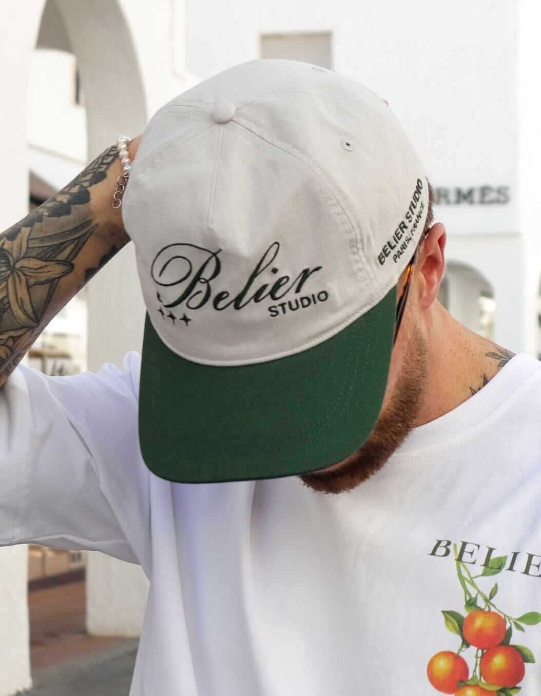 Two Tone Studio Cap - Rolex Green