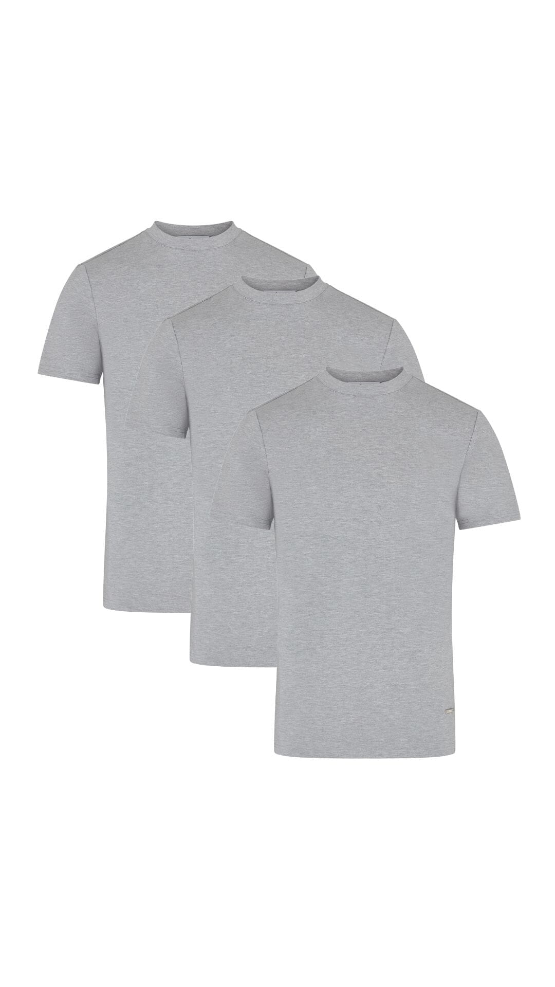 3 Pack Premium Grey Marl T-Shirt