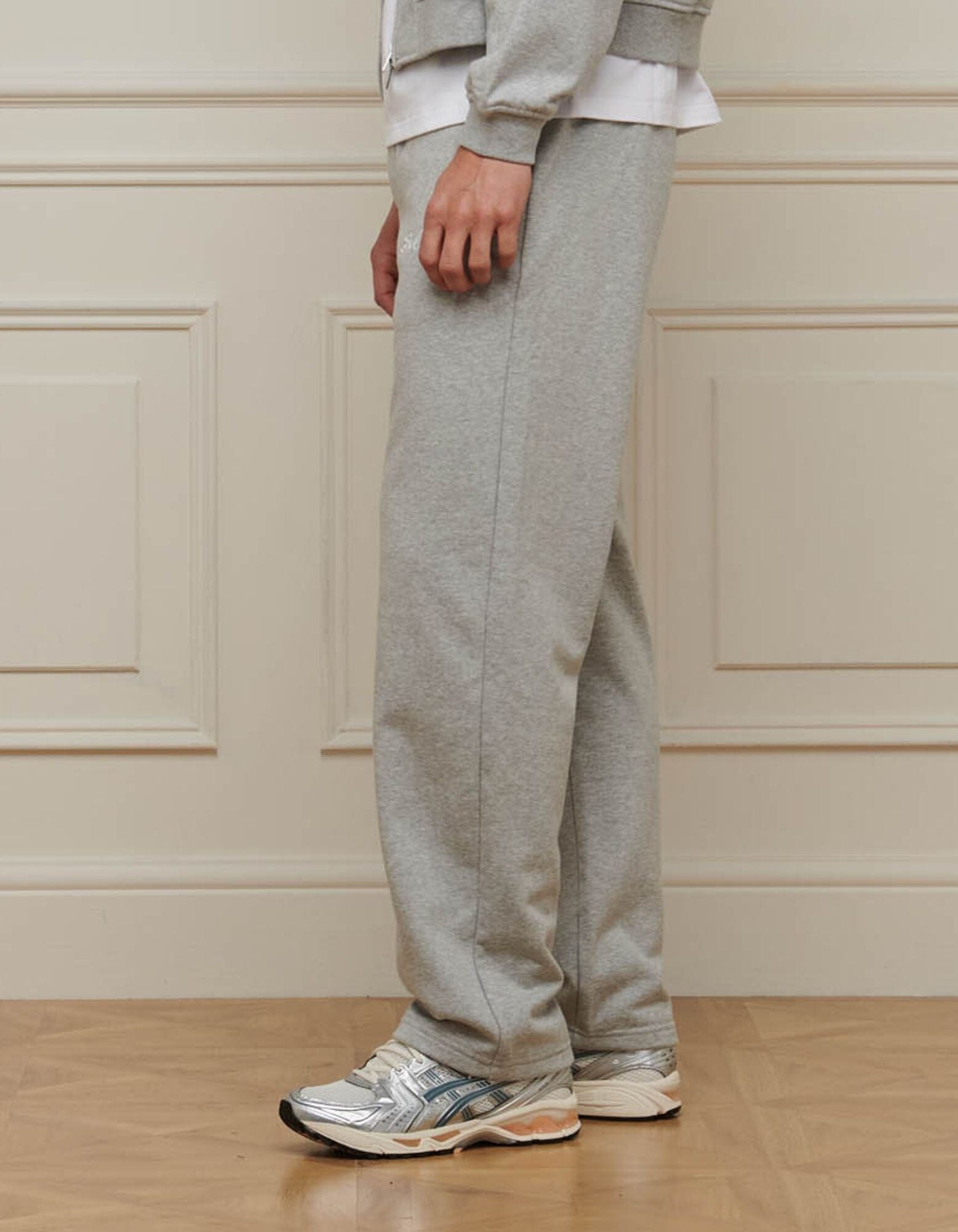 Grey Marl Logo Jogger