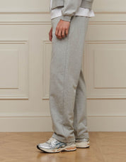 Grey Marl Logo Jogger