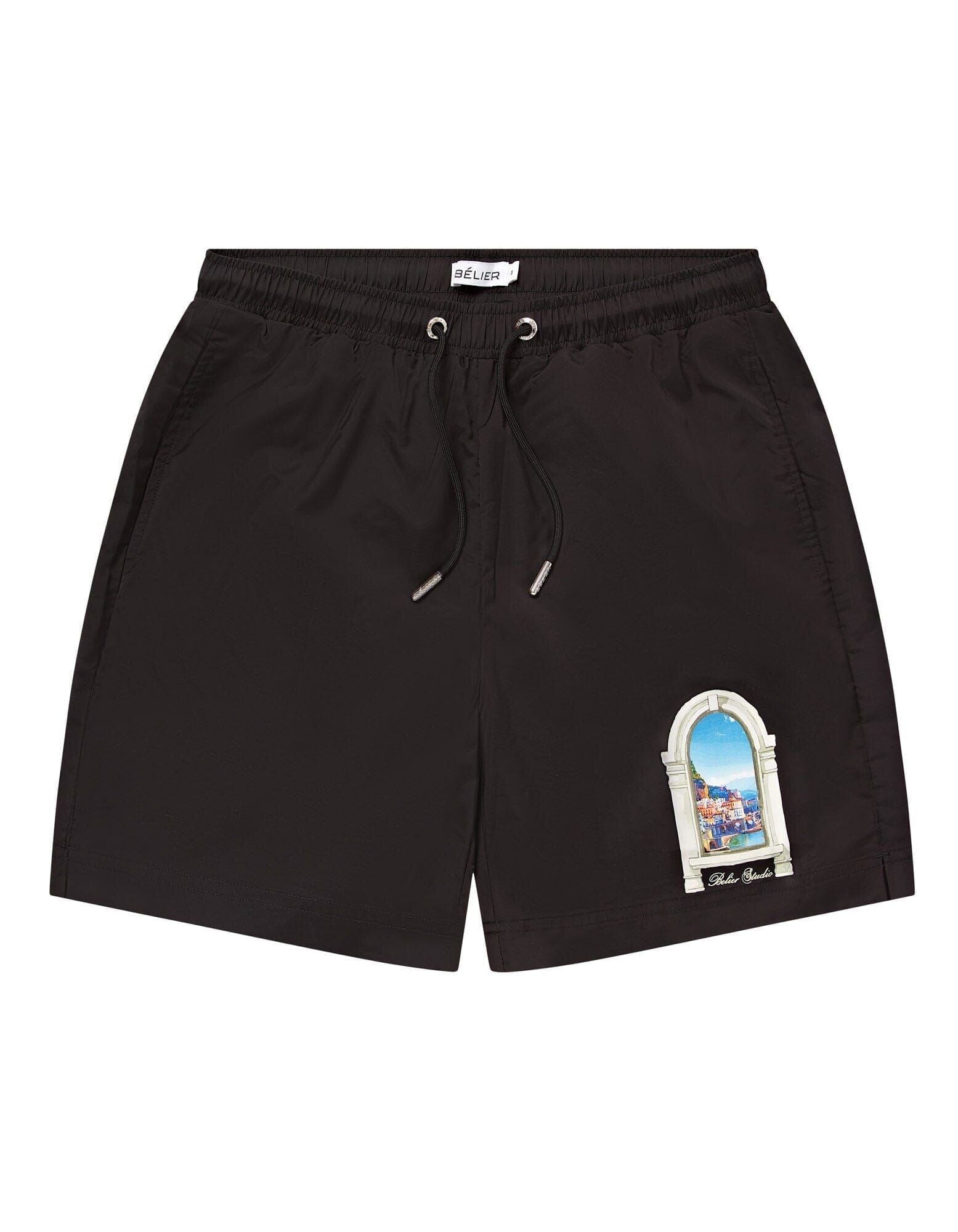Black Amalfi Arch Swimshort