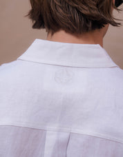 Casey Premium Linen Shirt - White