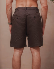 Casey Premium Linen Short - Brown