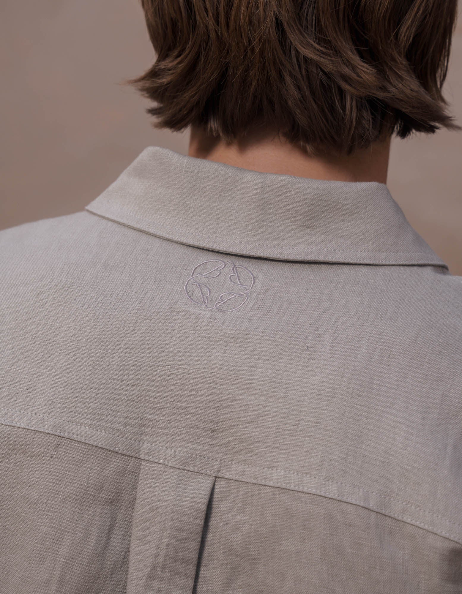 Casey Premium Linen Shirt - Oatmeal