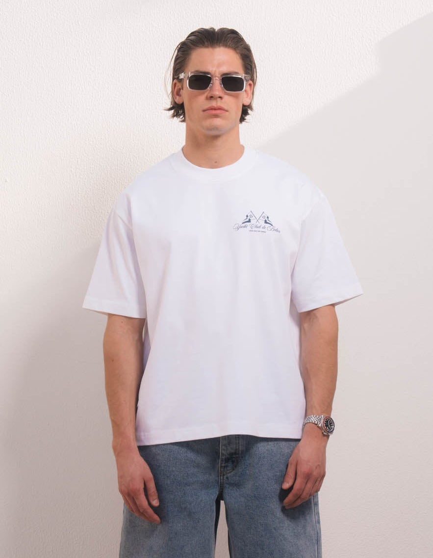 Yacht Club Graphic T-Shirt - White