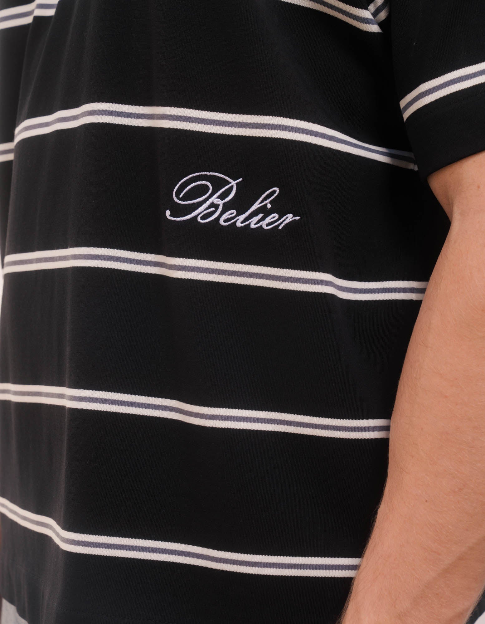 Jordan Oversized Stripe T-Shirt - Black