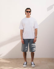 Clyde Denim Jort - Blue