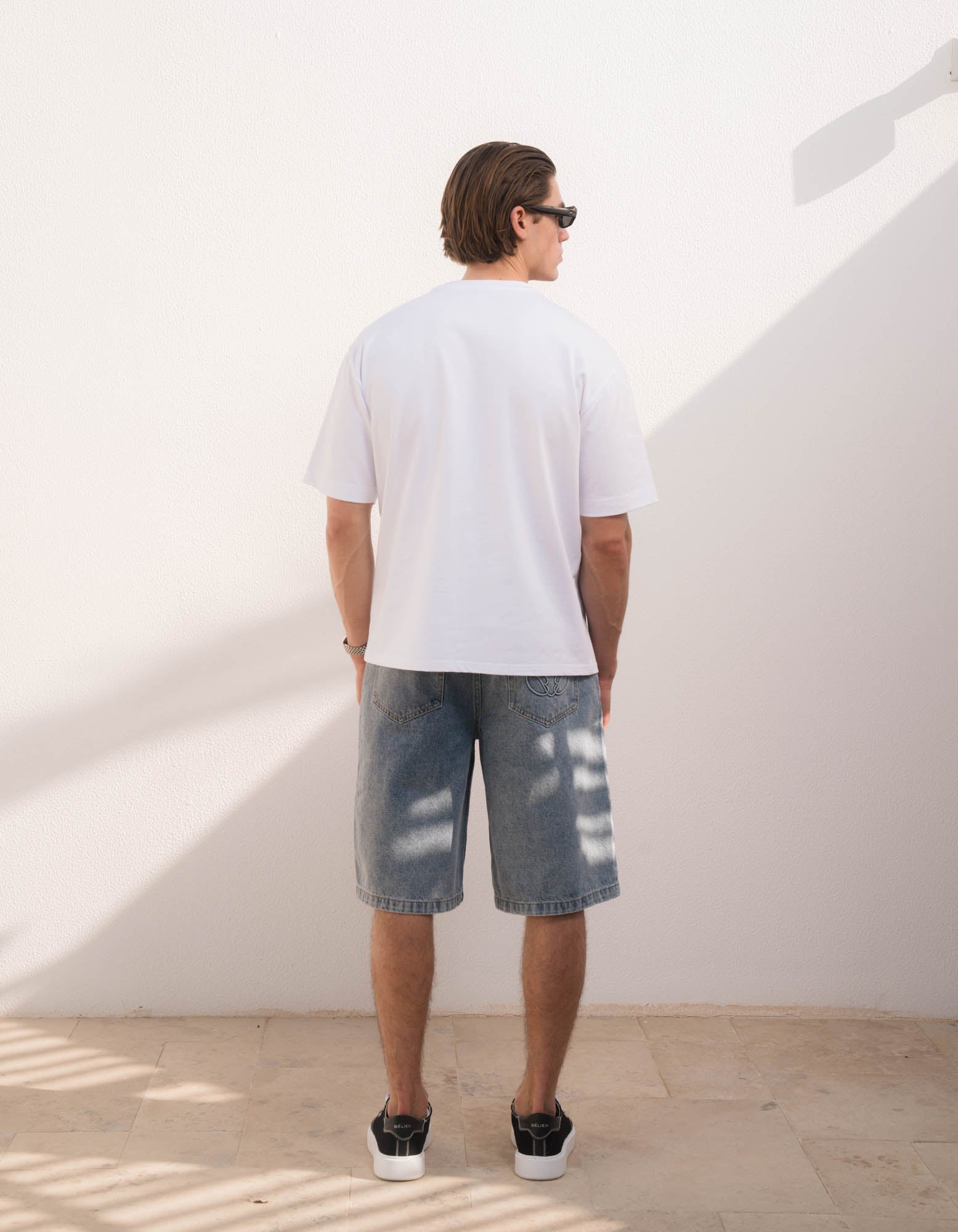 Clyde Denim Jort - Blue