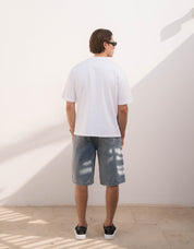 Clyde Denim Jort - Blue