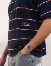 Jordan Oversized Stripe T-Shirt - Navy