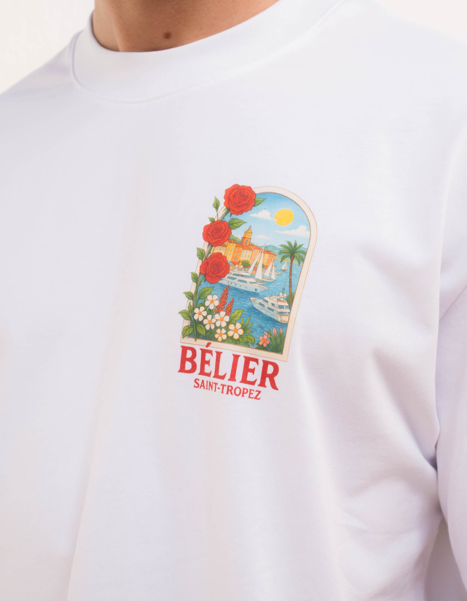 St.Tropez Arch T-Shirt - White