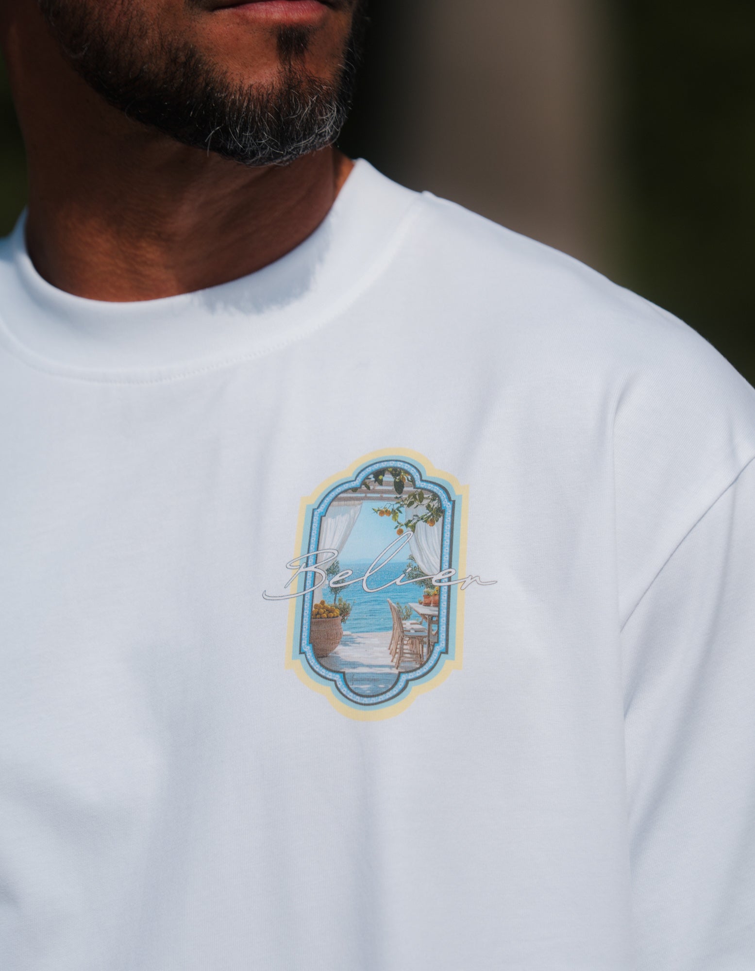 Sicilian View T-Shirt - White
