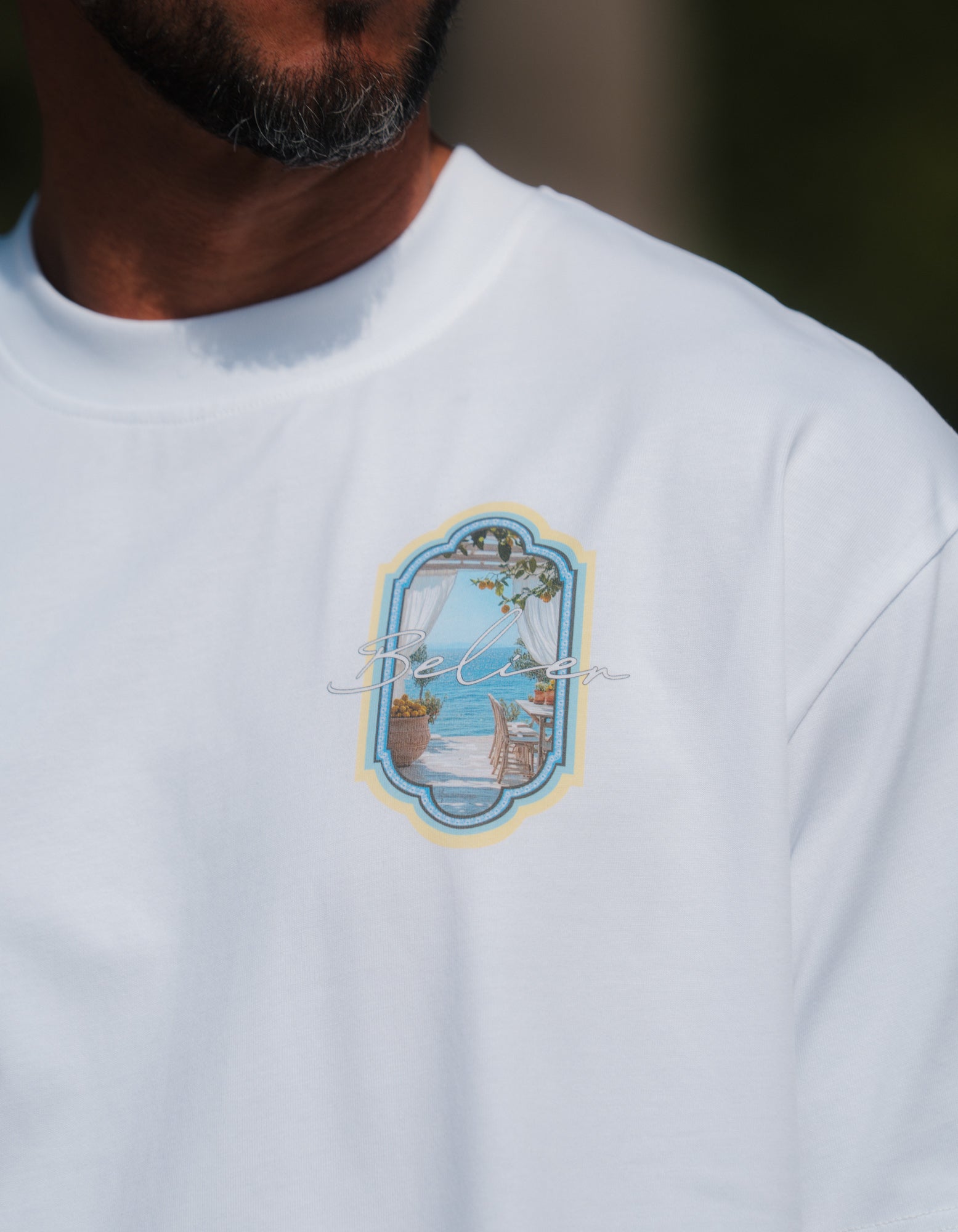 Sicilian View T-Shirt - White